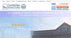 Desktop Screenshot of cambridgedentalgroup.com